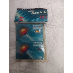 Vintage Scotch BX 2 Cassettes 60 min